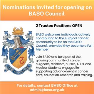 2026 Call for Nominations for BASO Trustee Positions